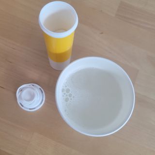 [슬림드랍 레몬맛] 건기식 다이어트 보조제 겸 비타민 — 5점을 준 리뷰어가 2022년 1월 올린 사용 사진