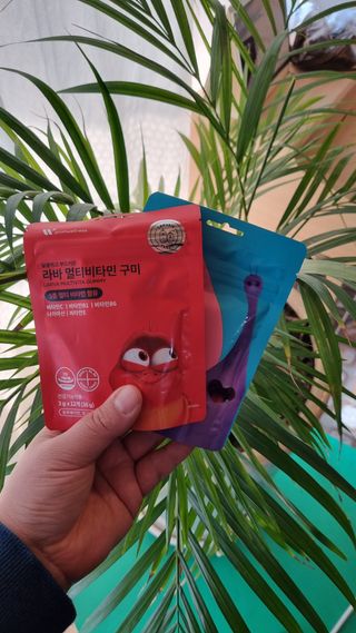 [푸름웰니스] 라바 멀티비타민 구미 36g — 5점을 준 리뷰어가 2022년 2월 올린 사용 사진