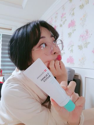 리더스코스메틱 리더스 카밍 바이오틱스 크림 마스크 — 5점을 준 리뷰어가 2021년 3월 올린 사용 사진