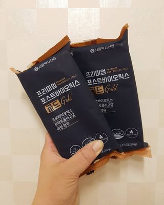 서울약사신협_프리미엄포스트바이오틱스골드_5g x 50포 — 5점을 준 리뷰어가 2021년 3월 올린 사용 사진