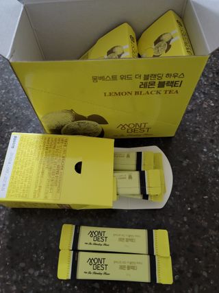 몽베스트 위드더 블랜딩 하우스 _레몬 블랙티 — 5점을 준 리뷰어가 2023년 1월 올린 사용 사진