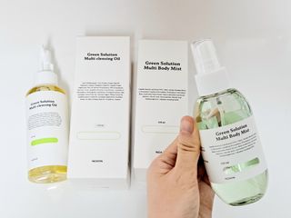 [녹산] 그린 솔루션 멀티 클렌징 오일 + 그린 솔루션 멀티 바디 미스트 — 5점을 준 리뷰어가 2022년 10월 올린 사용 사진