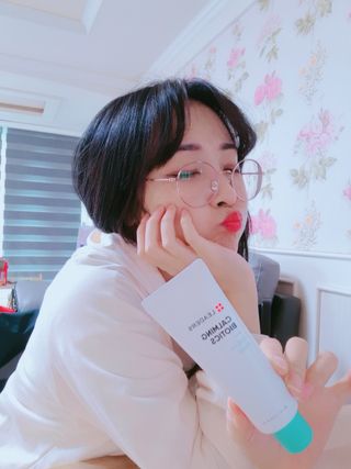 리더스코스메틱 리더스 카밍 바이오틱스 크림 마스크 — 5점을 준 리뷰어가 2021년 3월 올린 사용 사진