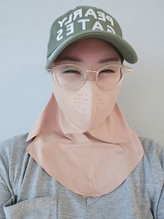 어베이브 3D와이어 퍼펙트벤트 자외선차단 마스크 — 5점을 준 리뷰어가 2023년 9월 올린 사용 사진