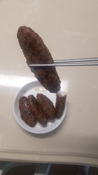 한성기업 명란한 떡갈비 — 5점을 준 리뷰어가 2021년 8월 올린 사용 사진