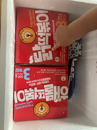 한성기업 무볼레 닭떡볶이+해물떡볶이 2종 세트 — 5점을 준 리뷰어가 2021년 9월 올린 사용 사진
