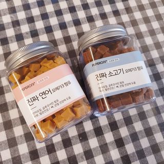 페페로니 진짜 오메가3 연어+소고기 180g+180g — 5점을 준 리뷰어가 2021년 7월 올린 사용 사진