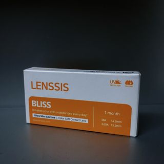 렌시스 LENSSIS [ 렌시스 ] 꾸안꾸템 , 낀 듯 안 낀 듯 자연스러운 ＃블리스시리즈 1개월용 ｜ 2컬러 중 택1 ｜ — 5점을 준 리뷰어가 2021년 4월 올린 사용 사진