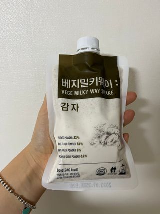 클린24시간 베지밀키웨이 감자 쉐이크 1세트 (5개) — 5점을 준 리뷰어가 2023년 1월 올린 사용 사진