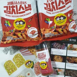 [서울시스터즈] 김치시즈닝 국내 최초 뿌려먹는 김치파우더 100g 1개+ 신제품 김치스낵 90g 2개 — 5점을 준 리뷰어가 2021년 8월 올린 사용 사진