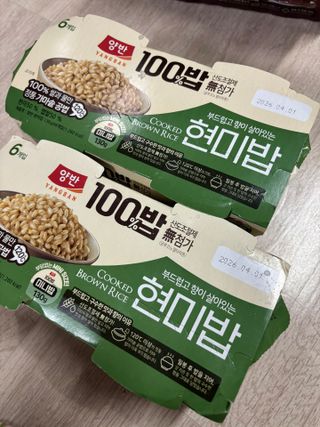 [구매평]양반 동원 양반 100밥 현미밥, 130g, 12개 — 5점을 준 리뷰어가 2025년 4월 올린 사용 사진