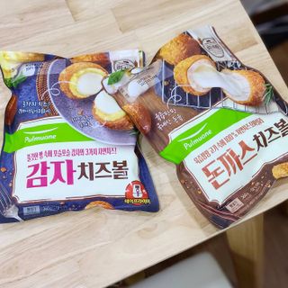 [풀무원] 치즈볼 2종-돈까스치즈볼, 감자치즈볼 — 5점을 준 리뷰어가 2021년 4월 올린 사용 사진