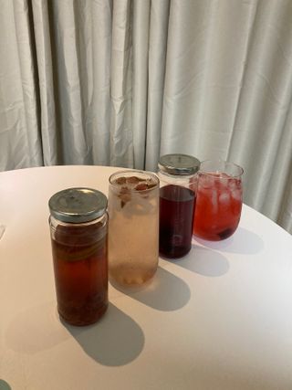 공간알파 시그니처 크랜베리청 + 엘더플라워코디얼 2종 세트 — 4점을 준 리뷰어가 2021년 12월 올린 사용 사진