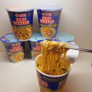 NISSIN 닛신 컵누들  4종 - 씨푸드오리지날, 씨푸드 스파이시, 씨푸드 커리, 씨푸드 XO소스 — 4점을 준 리뷰어가 2021년 11월 올린 사용 사진