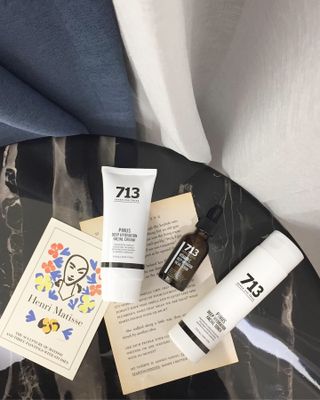 [세븐원쓰리 713]오아시스 세트 몽글토너, 소나무보습크림, 피누스비타민C 세럼 — 5점을 준 리뷰어가 2021년 10월 올린 사용 사진