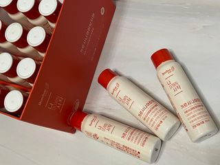 12월 15일 출시, 건강기능식품 브랜드 본리브 나 다운 시작 제품 3종 — 5점을 준 리뷰어가 2021년 2월 올린 사용 사진