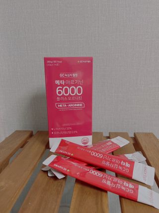 메타아르기닌 GC녹십자웰빙 메타 아르기닌 6000 플러스 오르니틴 — 5점을 준 리뷰어가 2022년 4월 올린 사용 사진