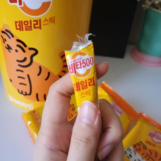 광동생활건강 프리 [광동] VB와 VC를 함유한 멀티 비타민 비타 500 데일리 스틱 180포 — 5점을 준 리뷰어가 2022년 8월 올린 사용 사진