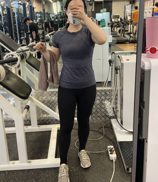 [딕시] 힙 플랙션 레깅스 HIP FLEXION Leggings — 5점을 준 리뷰어가 2022년 5월 올린 사용 사진