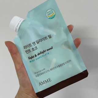 아므_이너뷰티 라이트 앤 딜라이트 밀 민트 초코 — 5점을 준 리뷰어가 2021년 8월 올린 사용 사진