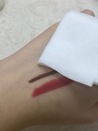 디레시피 세안이 필요없는 순한 클렌징 티슈 — 5점을 준 리뷰어가 2021년 1월 올린 사용 사진
