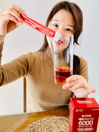 메타아르기닌 GC녹십자웰빙 메타 아르기닌 6000 플러스 오르니틴 — 5점을 준 리뷰어가 2022년 11월 올린 사용 사진