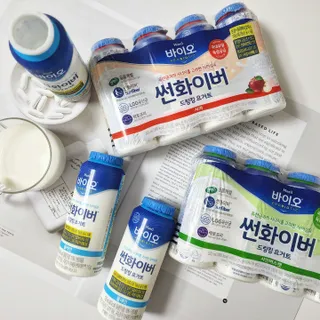 LIVE 매일바이오 썬화이버 드링킹 요거트 — 5점을 준 리뷰어가 2022년 8월 올린 사용 사진