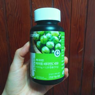 메디타민 파이토 비타민C 450 — 5점을 준 리뷰어가 2021년 3월 올린 사용 사진