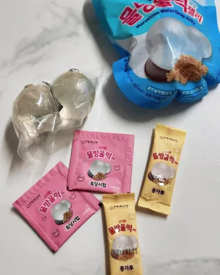 (주) 피치코리아 신기한 물방울떡 젤리 x2개입 — 5점을 준 리뷰어가 2023년 5월 올린 사용 사진