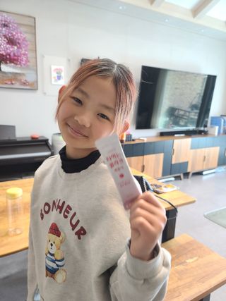 [음료수 대신 가능!]  빠르게 흡수되는 아임오 타먹는 콜라겐 1박스 — 5점을 준 리뷰어가 2023년 3월 올린 사용 사진