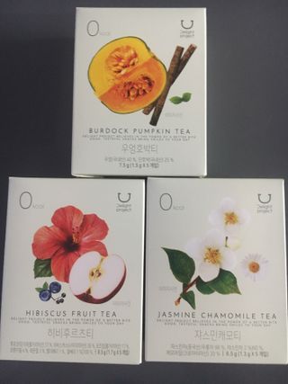 딜라이트 프로젝트 블렌딩티 우엉호박티, 히비후르츠티, 쟈스민캐모티 — 5점을 준 리뷰어가 2021년 7월 올린 사용 사진