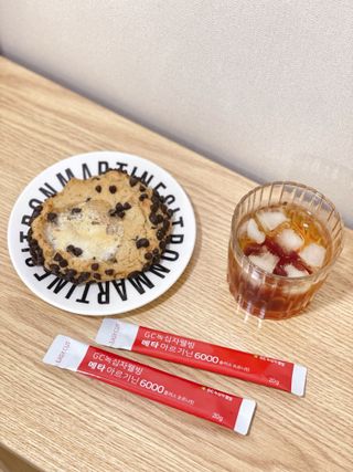 메타아르기닌 GC녹십자웰빙 메타 아르기닌 6000 플러스 오르니틴 — 4점을 준 리뷰어가 2022년 4월 올린 사용 사진