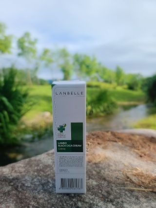 랑벨 랑바이오 블랙 시카 크림 50ml(블랙비 프로폴리스, 시카 4종, 판테놀 10 함유) — 5점을 준 리뷰어가 2022년 7월 올린 사용 사진