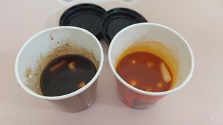 유비쿡 컵떡볶이 매운컵떡볶이2개/ 짜장컵떡볶이 2개  총 4개세트 — 4점을 준 리뷰어가 2021년 6월 올린 사용 사진