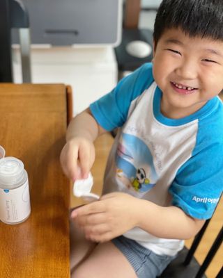 설랩수앤슈, 직접 만들어 쓰는 아기 물티슈 — 5점을 준 리뷰어가 2021년 8월 올린 사용 사진