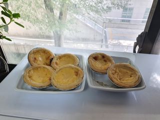 디앙뜨 포르투갈 에그타르트 오리지널 맛+패션후르츠+초콜릿타르트 맛 중 택1 — 4점을 준 리뷰어가 2021년 7월 올린 사용 사진