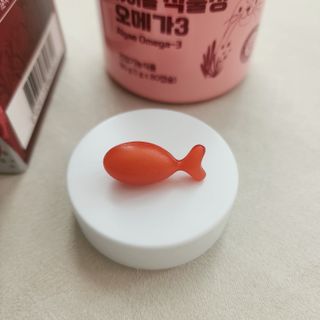 앙팡 츄어블 식물성 오메가3 1000mg x 80캡슐 — 5점을 준 리뷰어가 2022년 10월 올린 사용 사진
