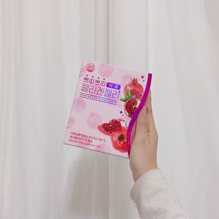 헬스업_쁘띠쁘띠석류콜라겐젤리_20g x 14포 — 5점을 준 리뷰어가 2021년 2월 올린 사용 사진