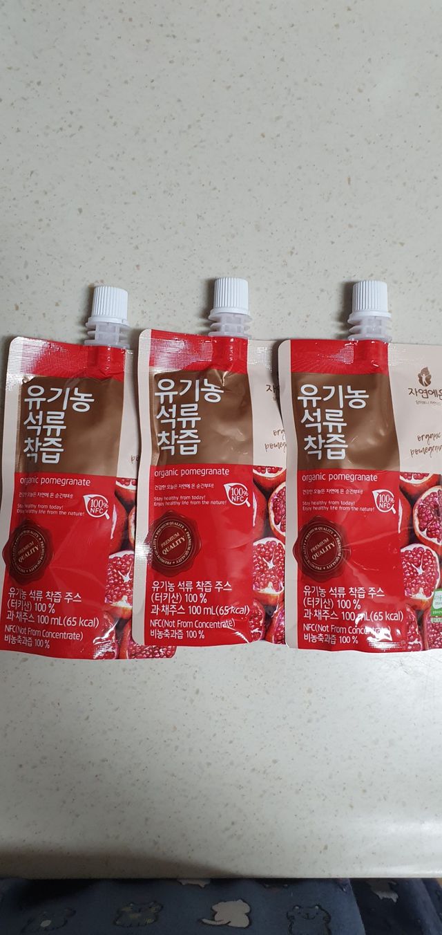 자연에온 유기농 석류 착즙 100mL 10개입 2BOX 리뷰 사진