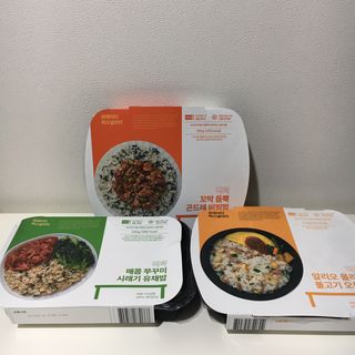 직탁 식단관리 3종 도시락(꼬막 듬뿍 곤드레비빔밥, 알리오올리오 불고기오믈렛, 매콤쭈꾸미 시래기유채밥) — 5점을 준 리뷰어가 2022년 6월 올린 사용 사진