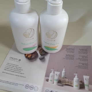 mom e 맘이 내추럴 베이비 케어 샴푸앤바스+로션 — 5점을 준 리뷰어가 2021년 1월 올린 사용 사진