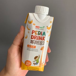 메디웰 페디아드링크 미니 바나나맛 — 5점을 준 리뷰어가 2021년 7월 올린 사용 사진