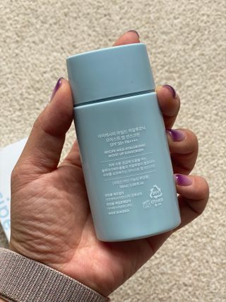 아이레시피 마일드 히알루로닉 모이스트 업 선스크린 SPF50+ PA++++ — 5점을 준 리뷰어가 2023년 6월 올린 사용 사진