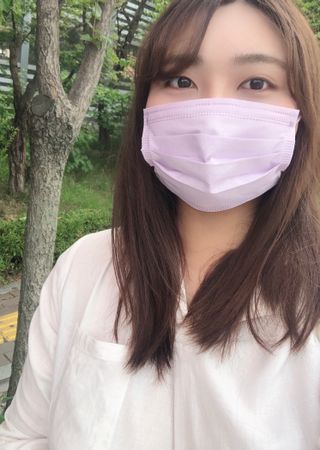에어에이드 컬러 덴탈 마스크 — 5점을 준 리뷰어가 2021년 8월 올린 사용 사진