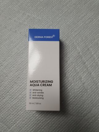 더마포레스트 모이스처라이징 아쿠아크림 / 수분크림 히알루론산 펩타이드 보습 미백 주름개선 — 5점을 준 리뷰어가 2021년 7월 올린 사용 사진