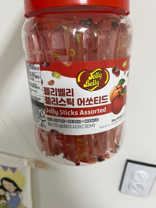 젤리벨리 젤리스틱 어쏘티드 900g — 5점을 준 리뷰어가 2022년 10월 올린 사용 사진