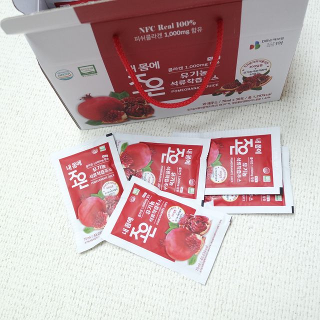 유기농 석류 NFC 착즙주스 70ml 30포 리뷰 사진