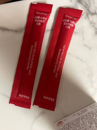 [덜다] 글루타치온 저분자 콜라겐 (20g x 15포) — 5점을 준 리뷰어가 2023년 8월 올린 사용 사진
