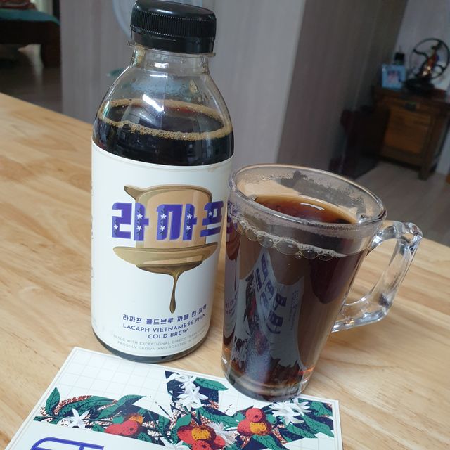 라까프 콜드브루 까페 핀 원액 500ml 리뷰 사진