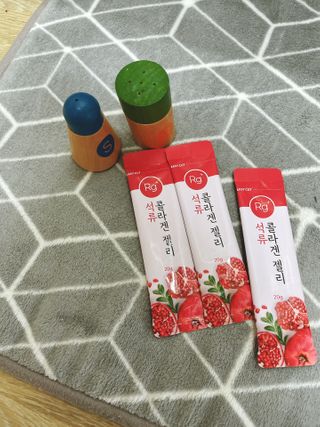 함초록 Rg+ 석류콜라겐젤리 — 5점을 준 리뷰어가 2021년 3월 올린 사용 사진